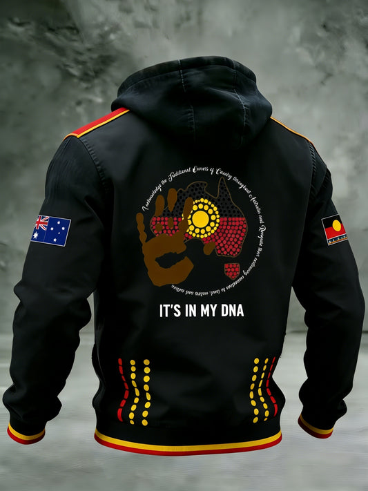 Men's  AU Aboriginal Culture IT'S IN MY DNA  Hooded Sweatshirt