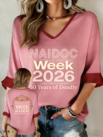 Women's AU Aboriginal Art NAIDOC Week Printed Tops
