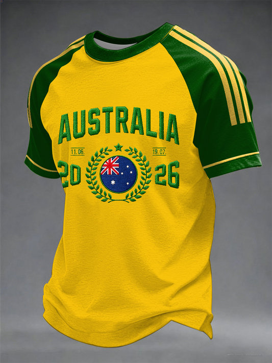 Men's Australian Football Lover short sleeve t-shirt