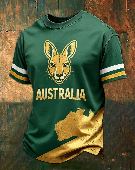 Men's Australian Football Lover Short Sleeve T-shirt