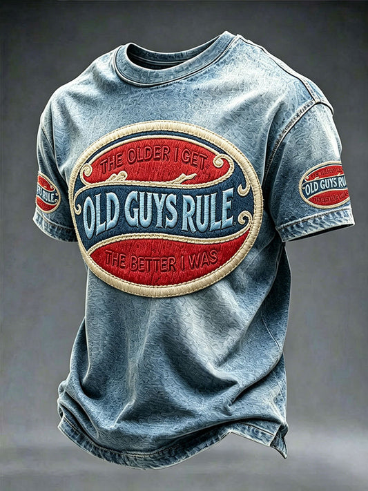 Men's old guys rule T-shirts