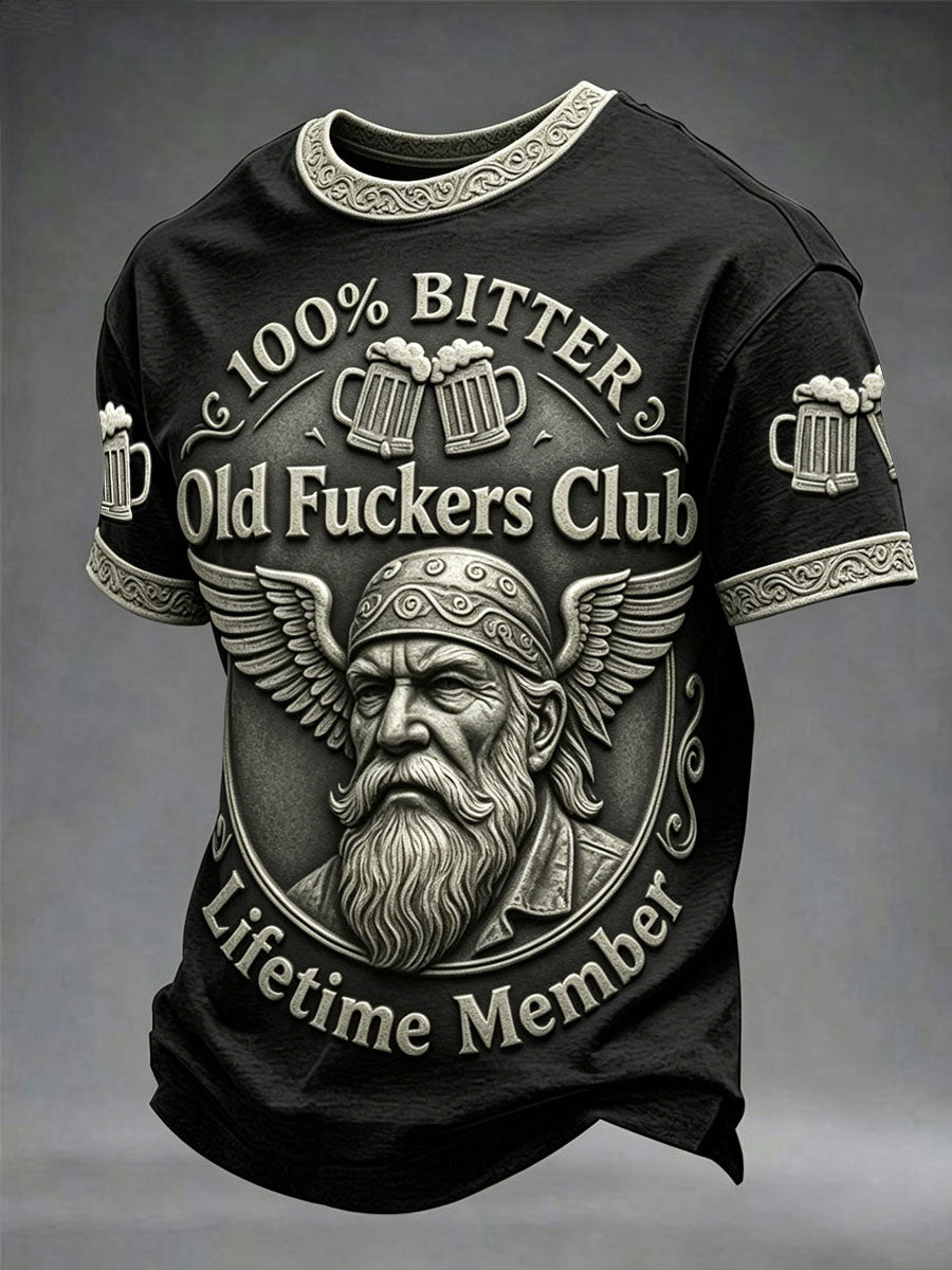 Men's '100% Bitter Old Fuckers Club' T-shirts
