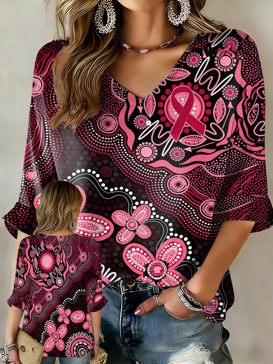 Women's AU 50 Years of Deadly NAIDOC Week Aboriginal Culture Printed Tops