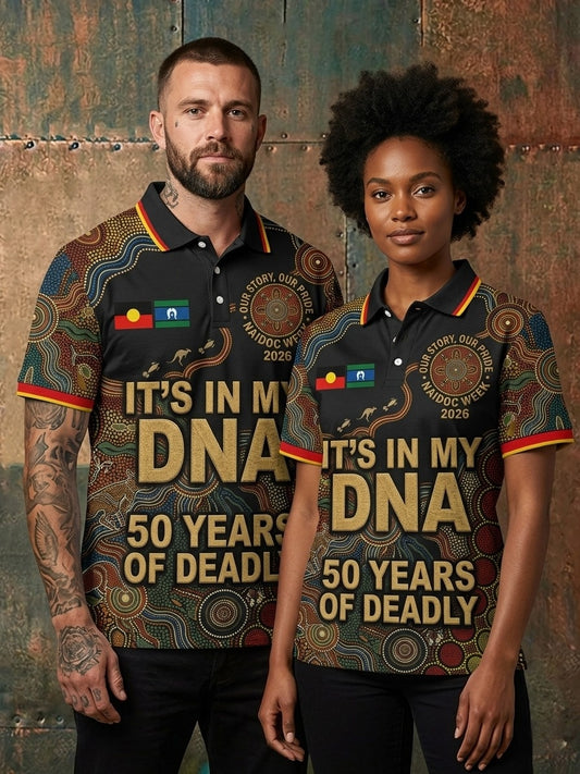 Unisex AU Aboriginal Culture Printed Casual Tops