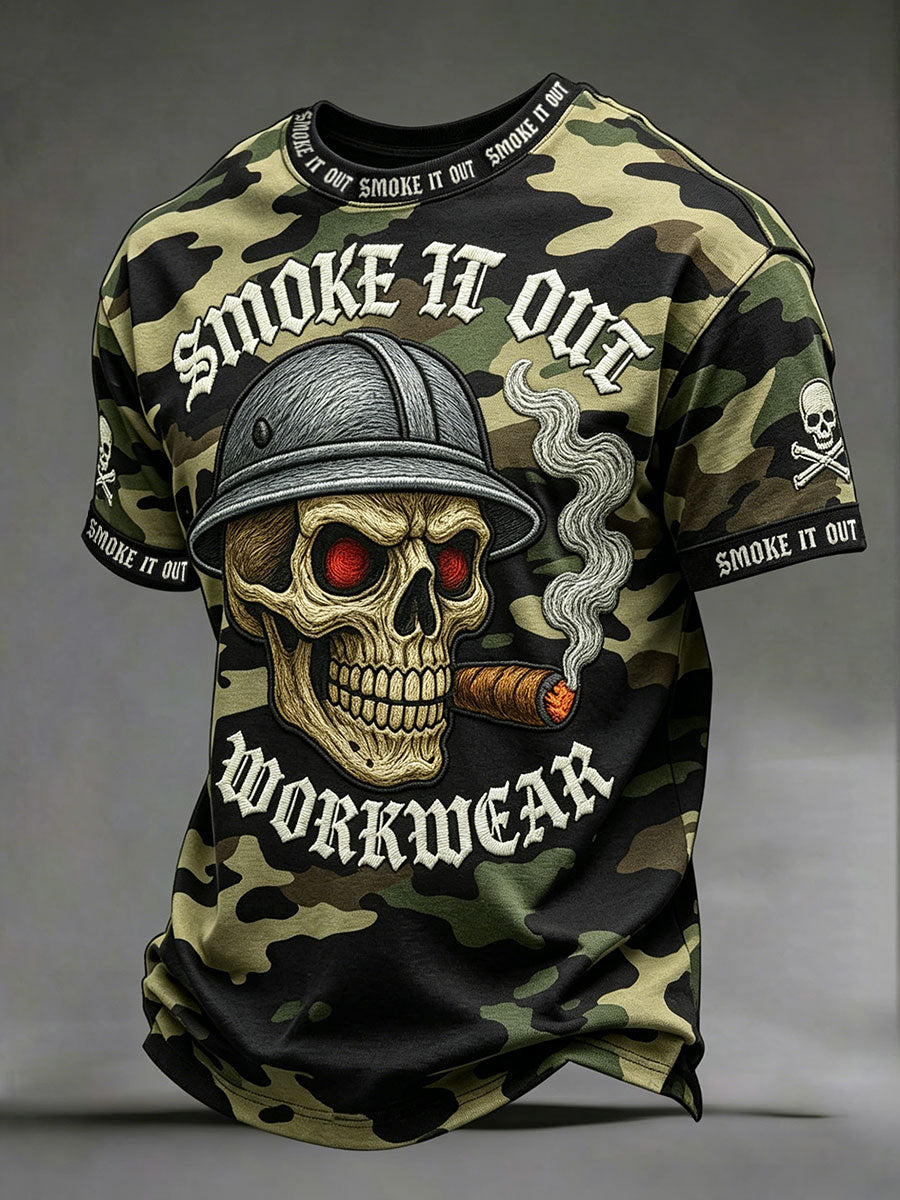 Men's 'smoke it out' Camouflage T-shirts