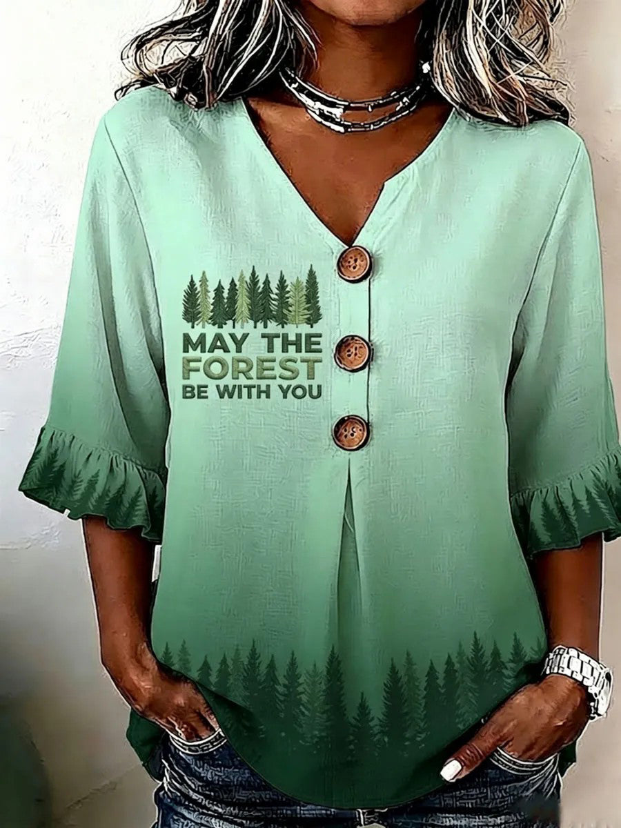 Women's May The Forest Be With You T-Shirt