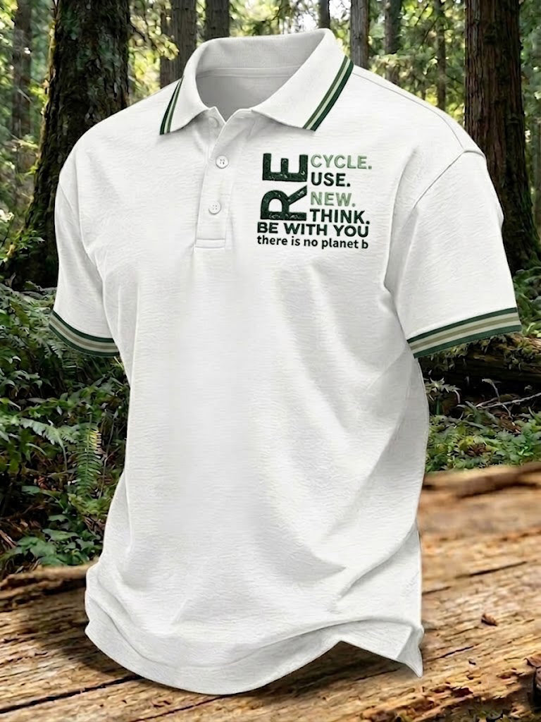 Men's There Is No Planet B Printed Shirt