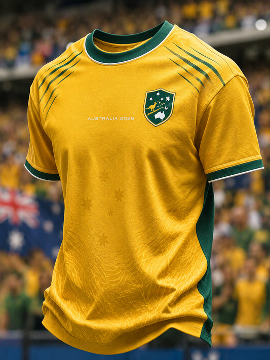 Men's Australian Football Short Sleeve Shirt