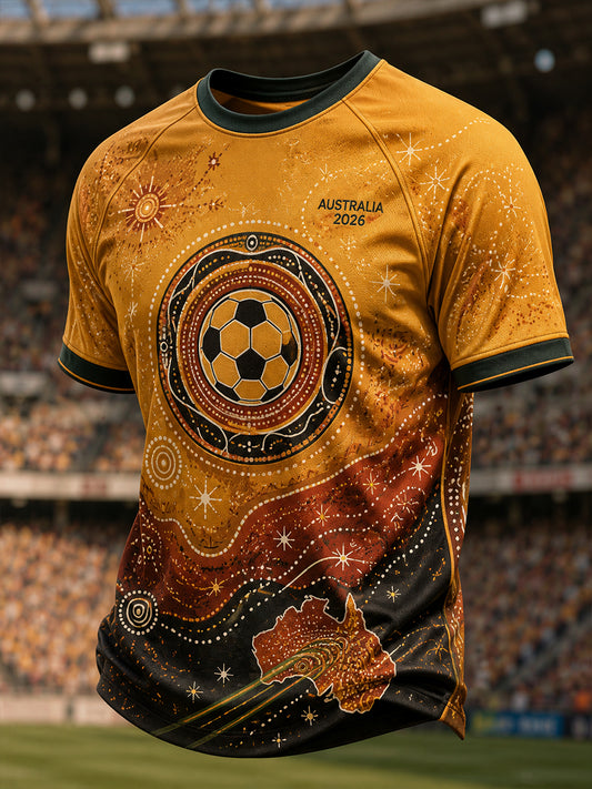 Men's Australian Football Short Sleeve Shirt