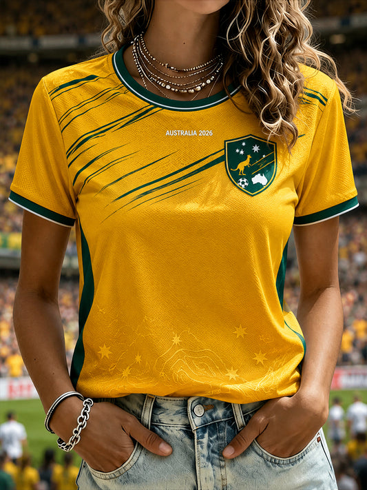 Women's Australian Football Short-Sleeved T-Shirt