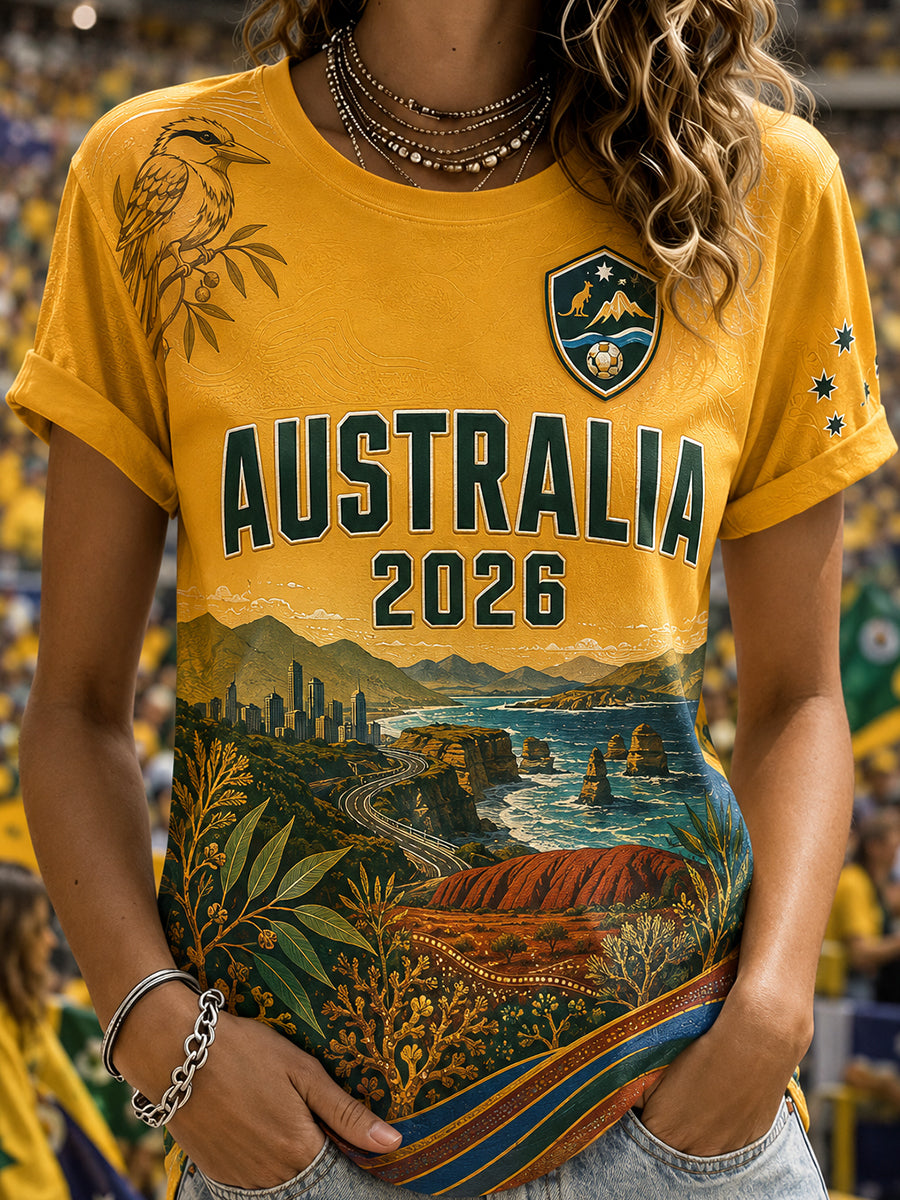 Women's Australian Football Short-Sleeved T-Shirt