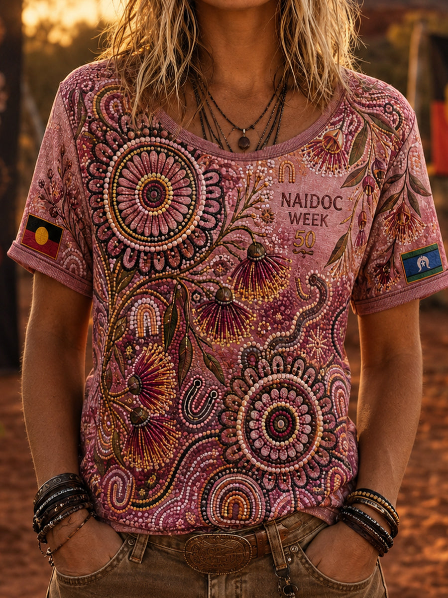 Women's Naidoc Weeks Australia Short-sleeved T-shirt