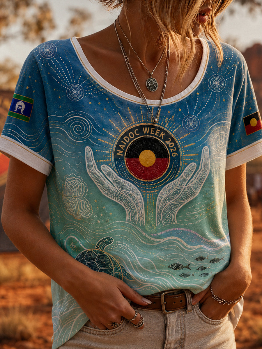 Women's Naidoc Weeks Australia  Short-sleeved T-shirt