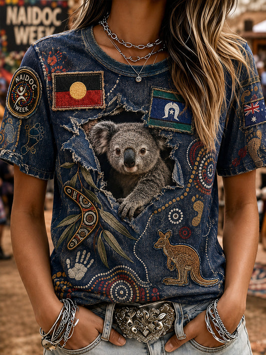 Women's Naidoc Week Australia Short-Sleeved T-Shirt