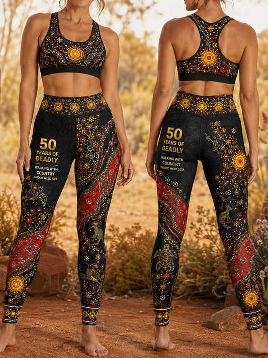 Women's Australian Aboriginal Culture Art Printed Sets
