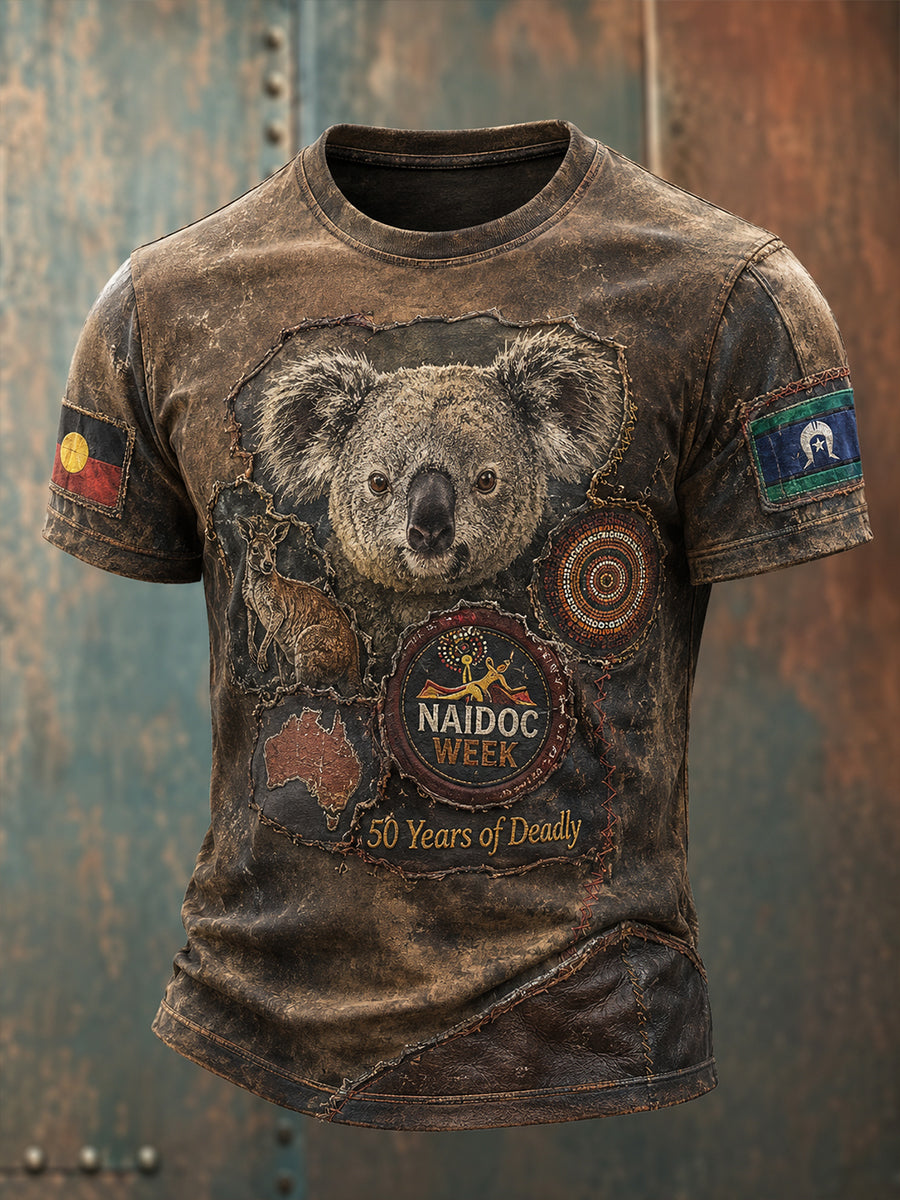 Men's Australia Naidoc Week Short Sleeves T-Shirt