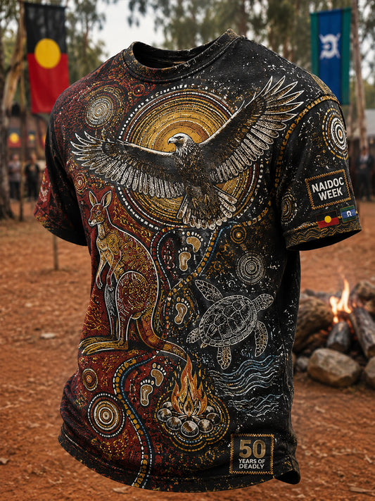 Men's Australia Naidoc Week Short Sleeves T-Shirt