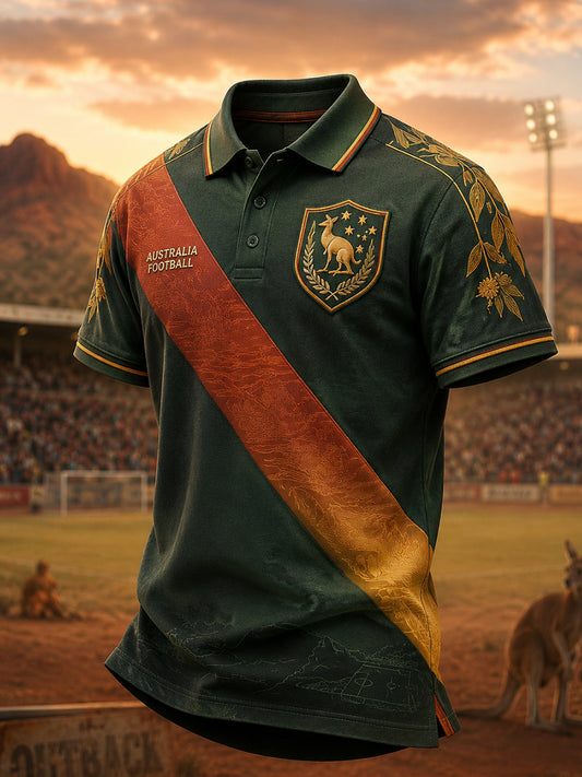 Men's Australia Football Short Sleeves T-Shirt