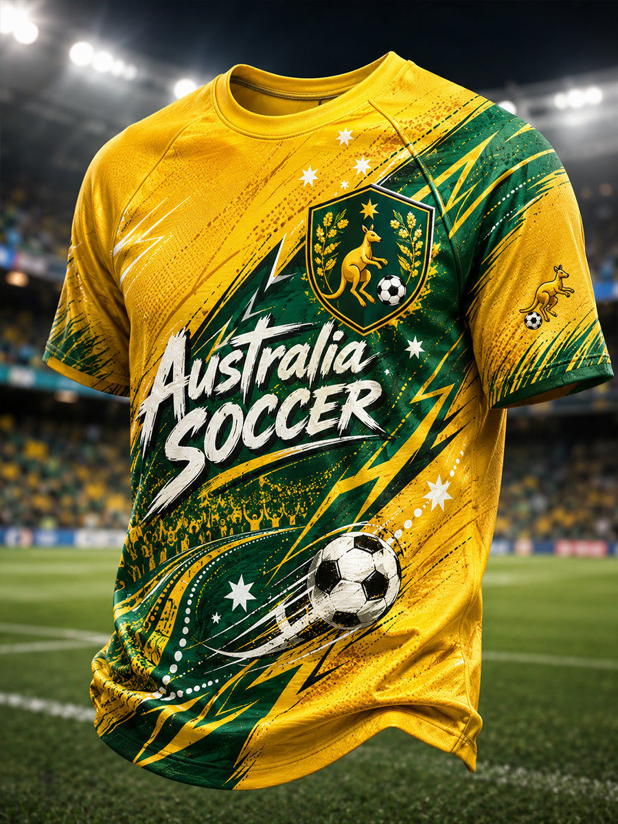 Men's Australia Football Short Sleeve Shirt