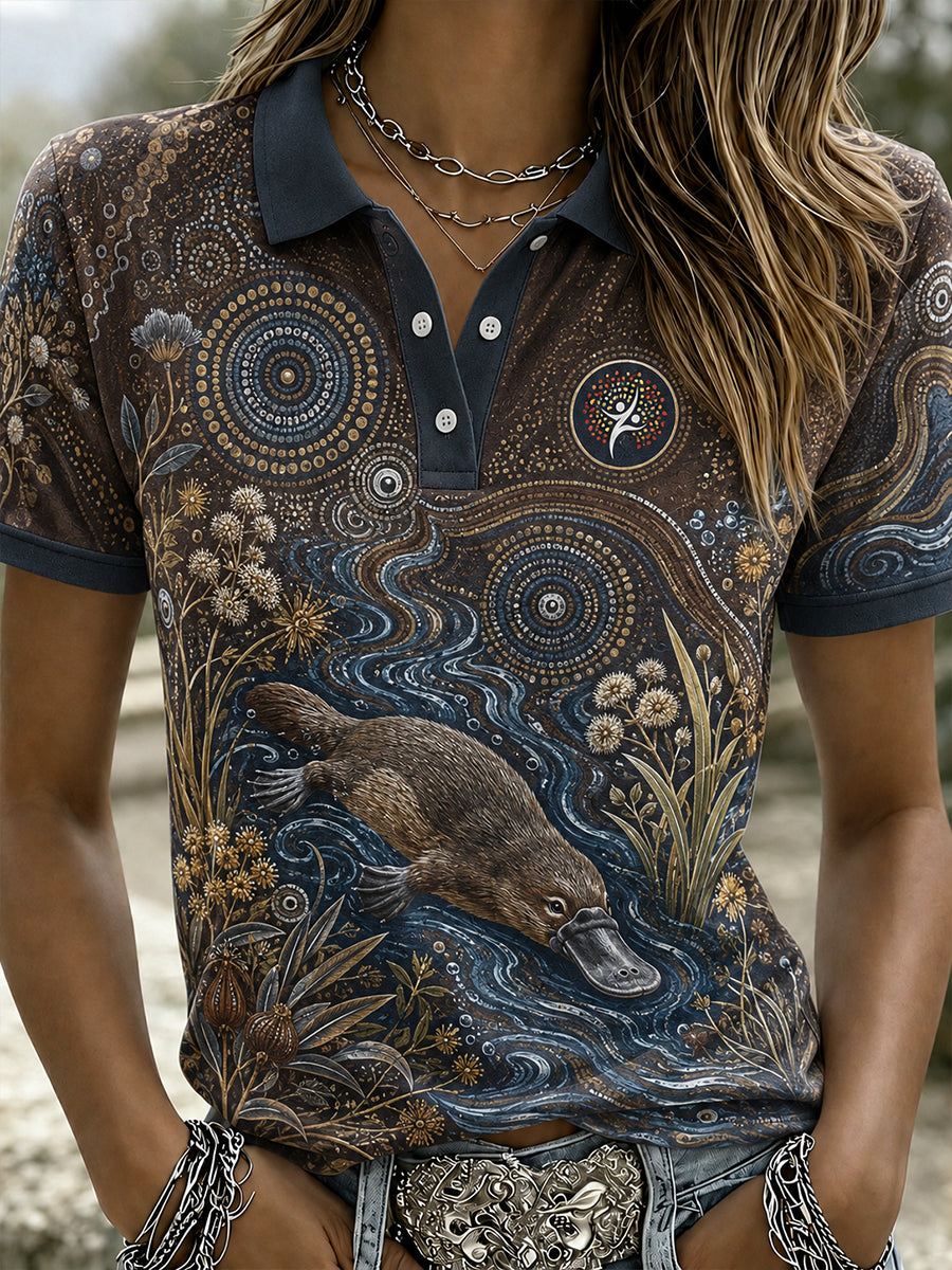 Women's Australia Naidoc Week Polo T-Shirt