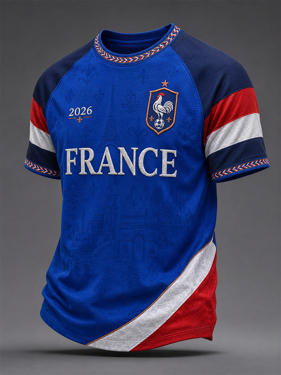 Men's Gift For Football Fans Print Casual Tee