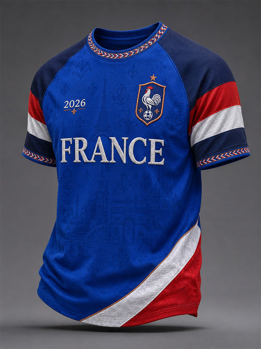 Men's Gift For Football Fans Print Casual Tee