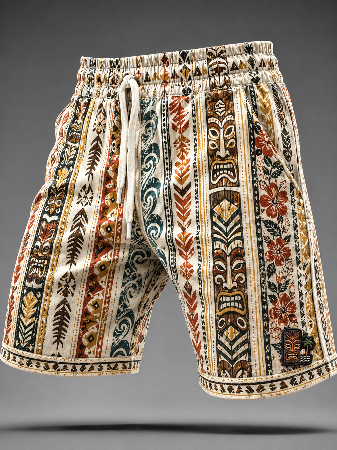 Men's Tiki Totem Shorts