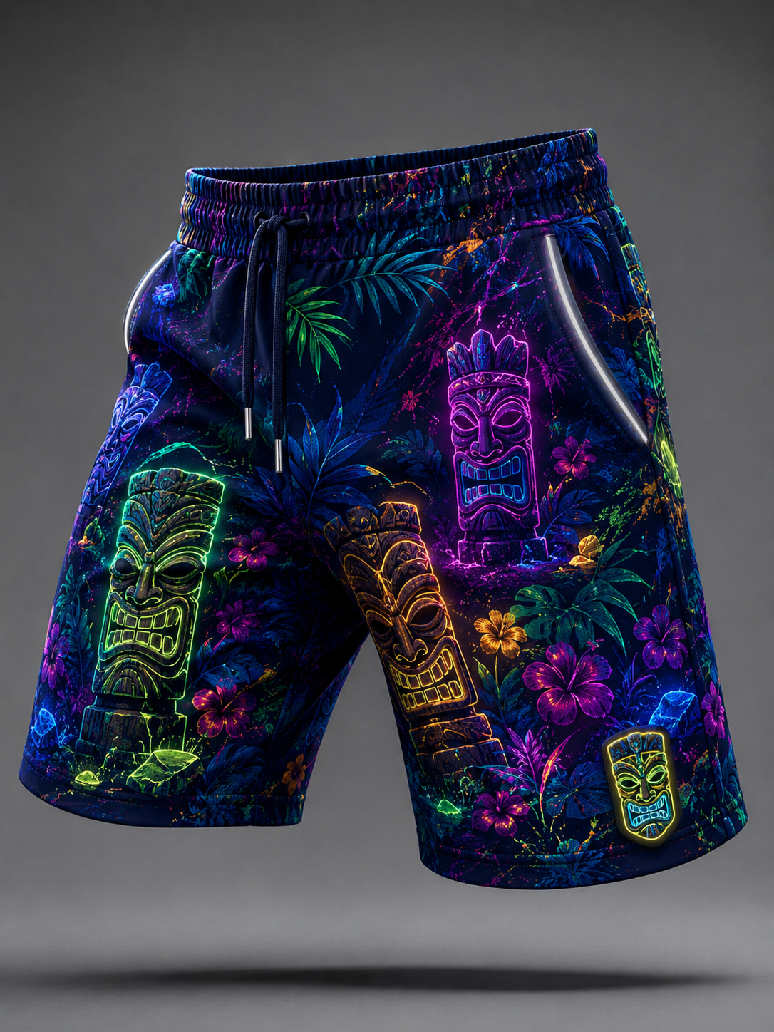 Men's Tiki Totem Shorts
