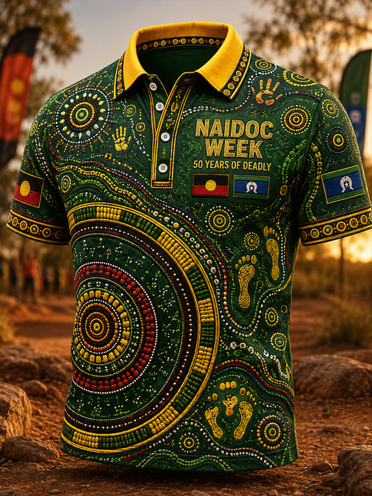 Men's Australia Naidoc Week Short Sleeves T-Shirt