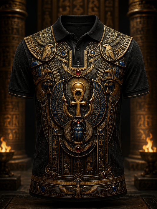 Men's Egyptian Civilization Short Sleeve Shirt