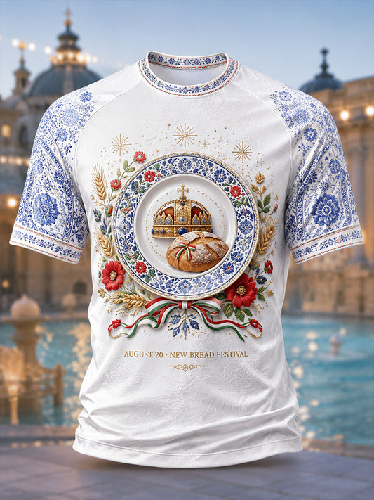 Men's Hungary St. Stephen's Day Short Sleeves T-Shirt