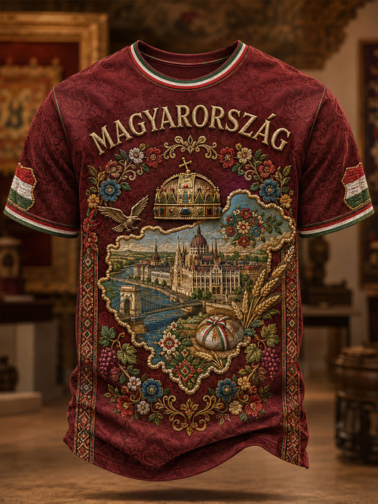 Men's Hungary Saint Stephen Short Sleeves T-Shirt