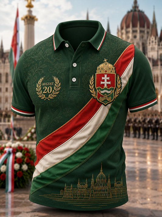 Men's Hungary Saint Stephen Short Sleeves T-Shirt