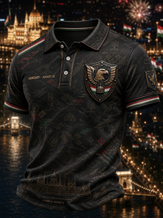 Men's Hungary St. Stephen's Day Short Sleeves T-Shirt