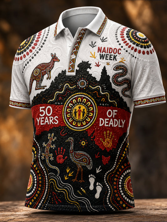 Men's Australia Naidoc Week Short Sleeves T-Shirt