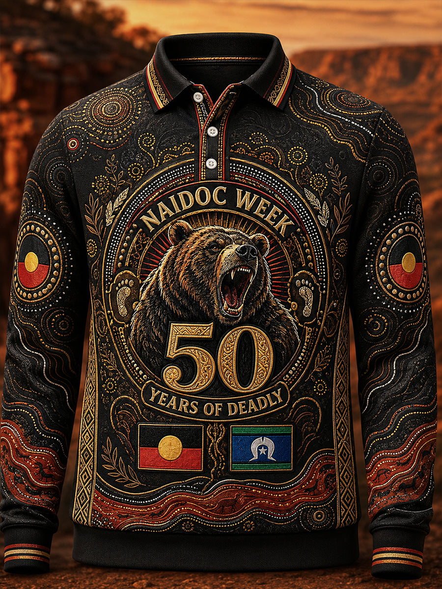 Men's Australia Naidoc Week Long Sleeve Shirt
