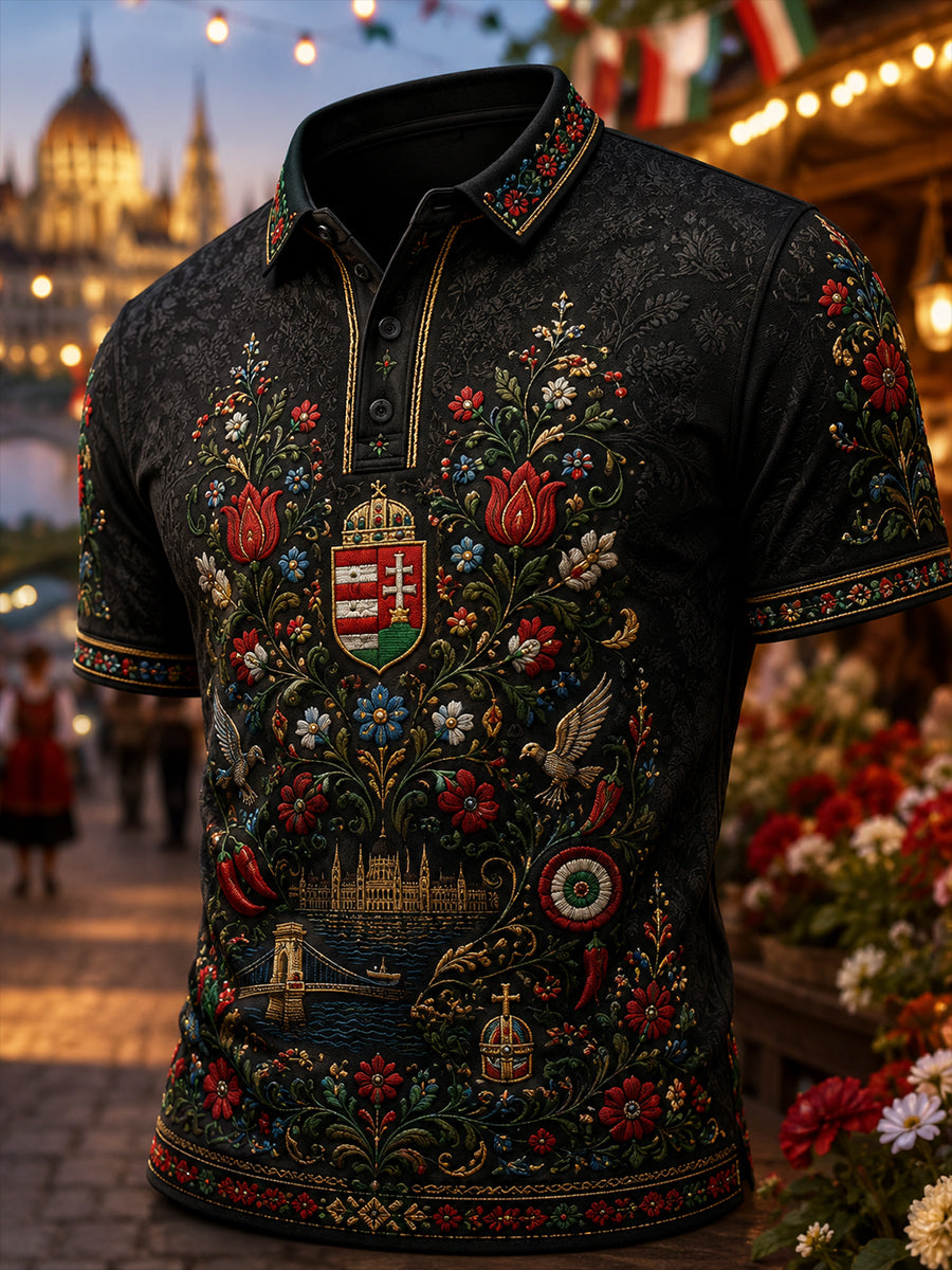 Men's Hungary St. Stephen's Day Short Sleeves T-Shirt