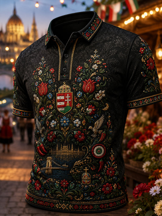 Men's Hungary St. Stephen's Day Short Sleeves T-Shirt