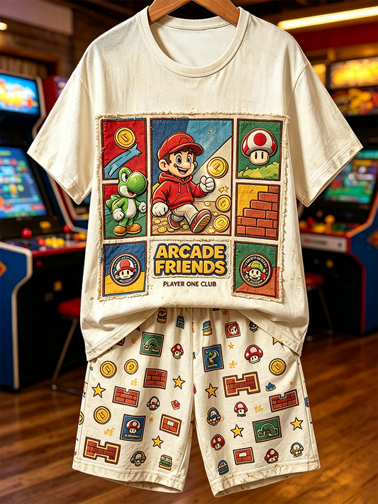 Super Mario Short-Sleeve Shirt Set