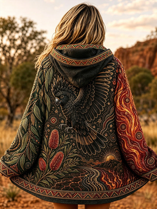 Women's Australia Animal  Zip-Up Hoodie