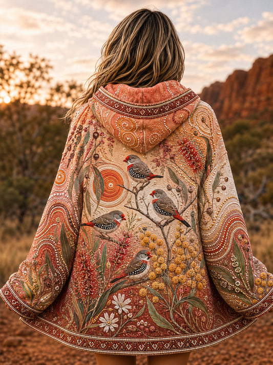 Women's Australian Animals Zip-Up Hoodie