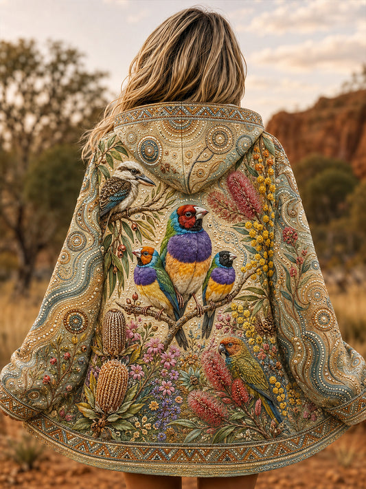Women's Australian Animals Zip-Up Hoodie
