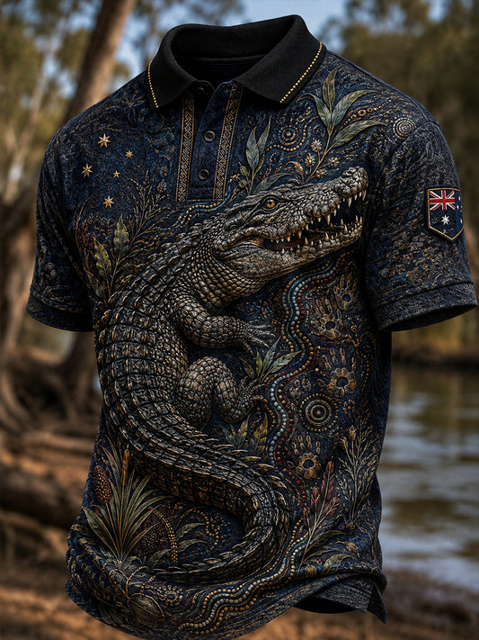 Men's Australian Animals Short Sleeve Shirt