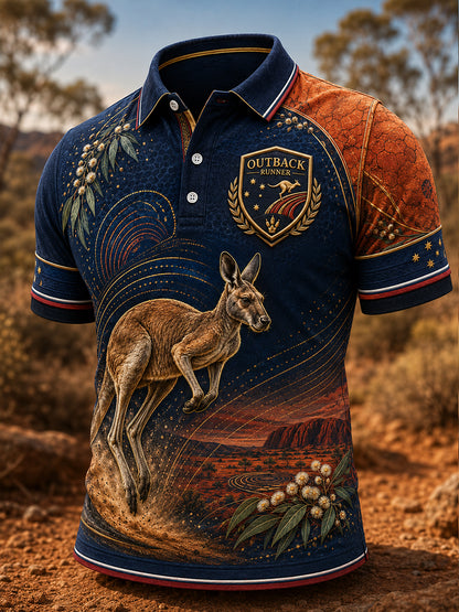 Men's Australian Animals Short Sleeve Shirt