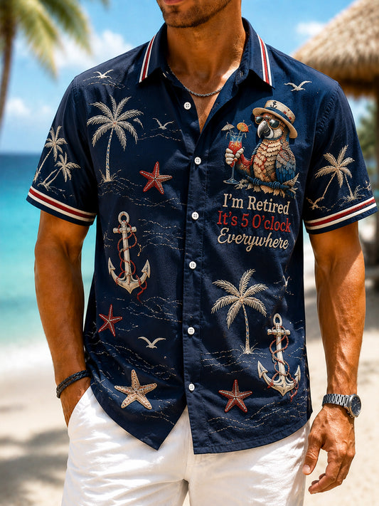 Gentleman Nautical-Style Vacation Shirt