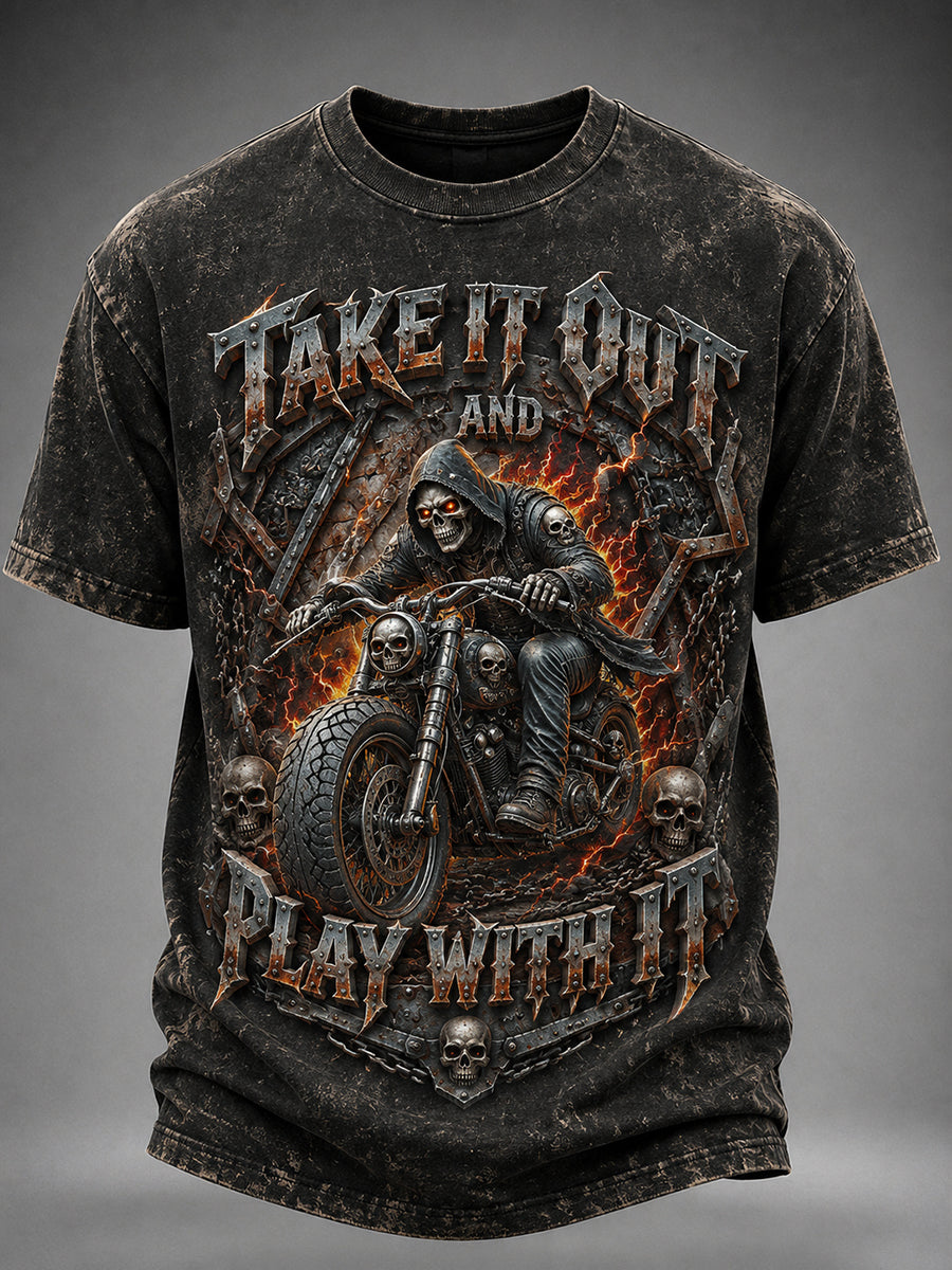 Men's Motorcycle Lover Graphic T-Shirt