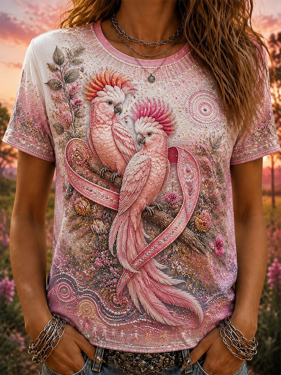Women's Breast Cancer Awareness Australia T-Shirt