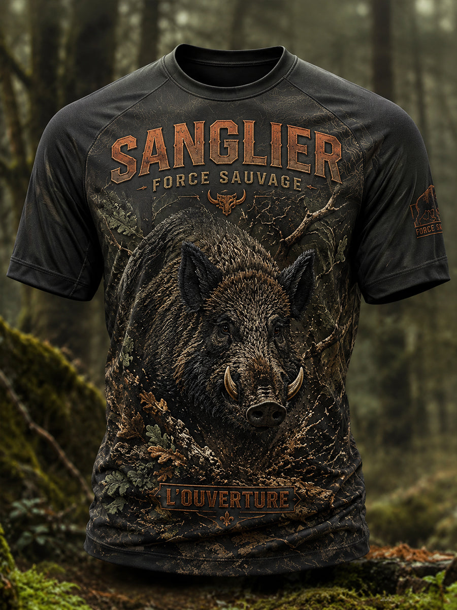 Men's French Hunting Season Short Sleeve Shirt