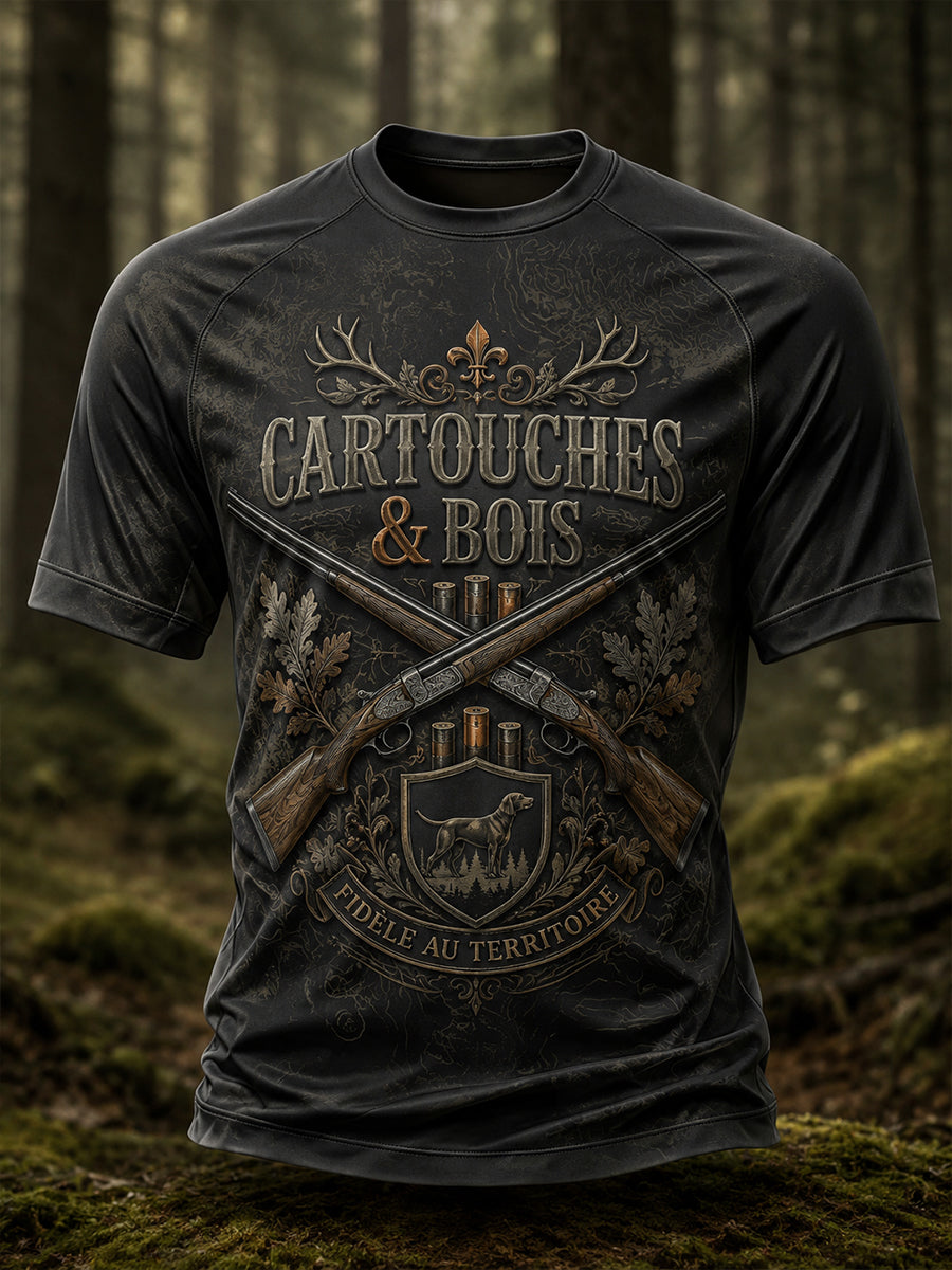 Men's French Hunting Season Short Sleeve Shirt