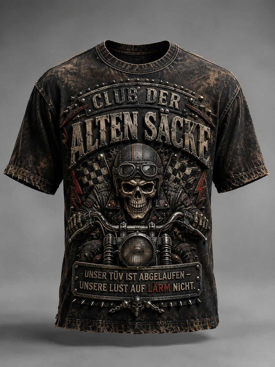 Men's Fun Slogan Print Casual T-Shirt